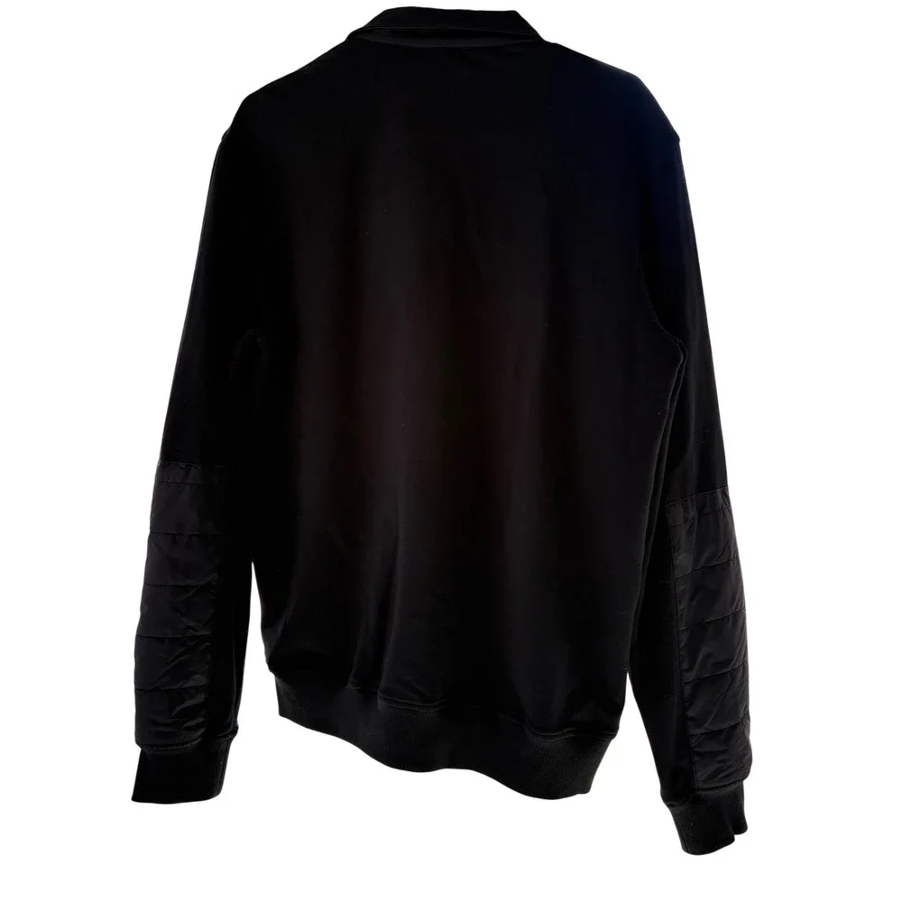 Michael Kors Mens Quilted Puffer Jacket Bomber Style Black Full Zip Size M - Picture 2 of 11